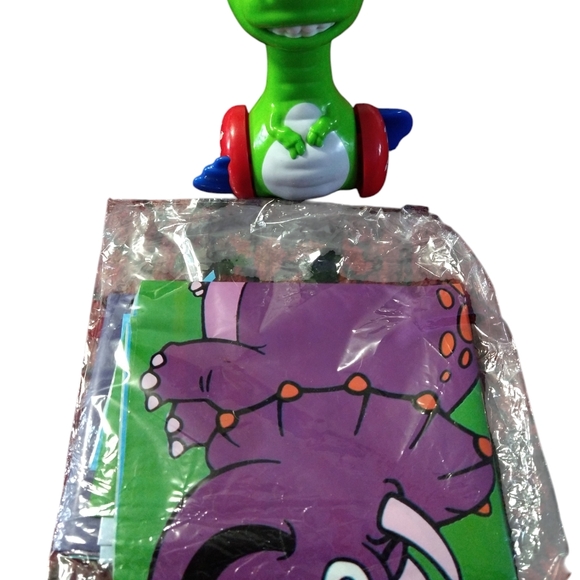 Carters Dinosaur 6 Clothing Set & Push Toy - Picture 6 of 9